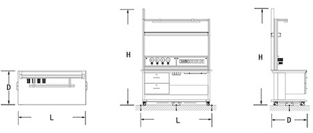集成式C型框架实验台